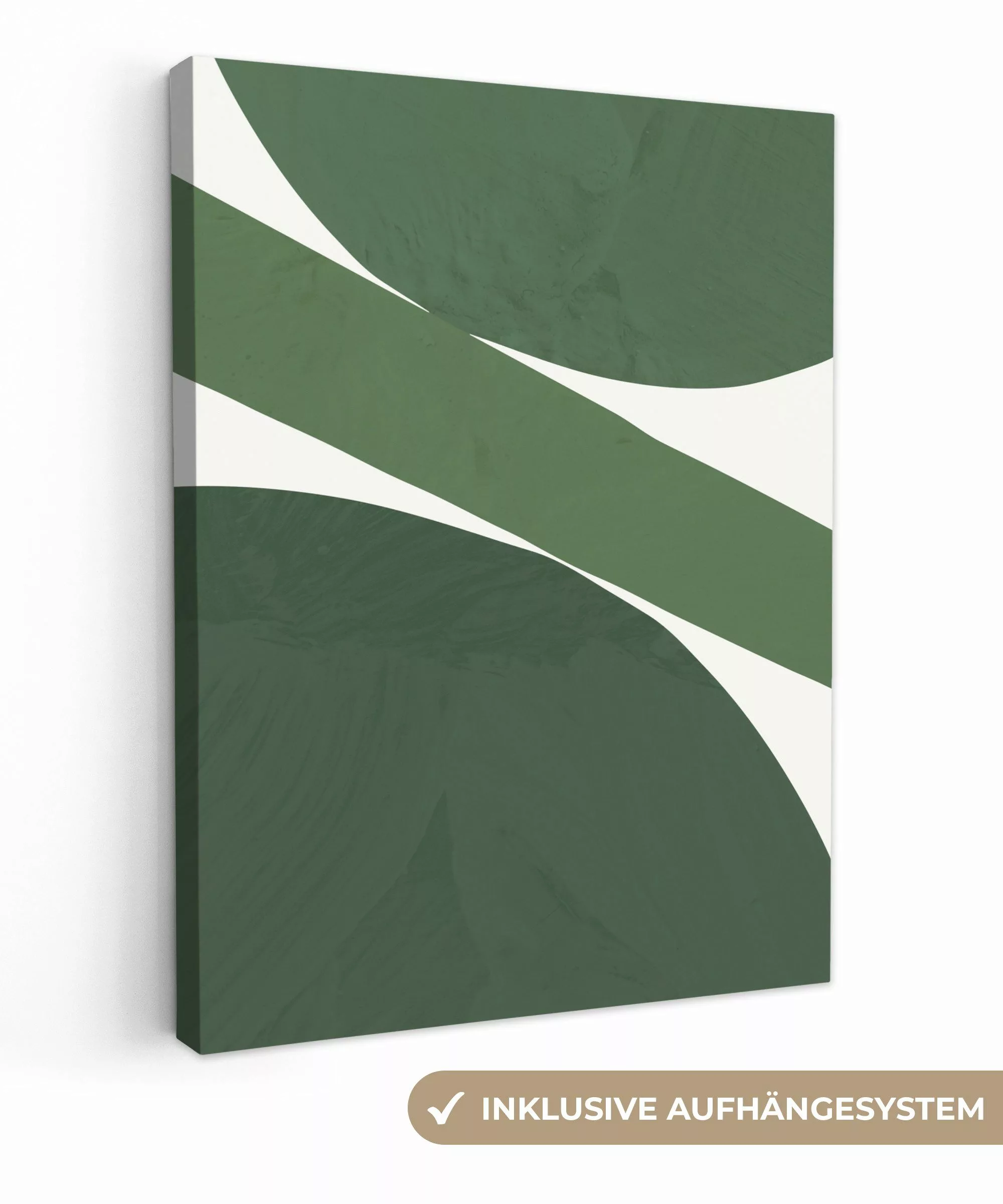 OneMillionCanvasses® Leinwandbild Abstrakt - Grün - günstig online kaufen