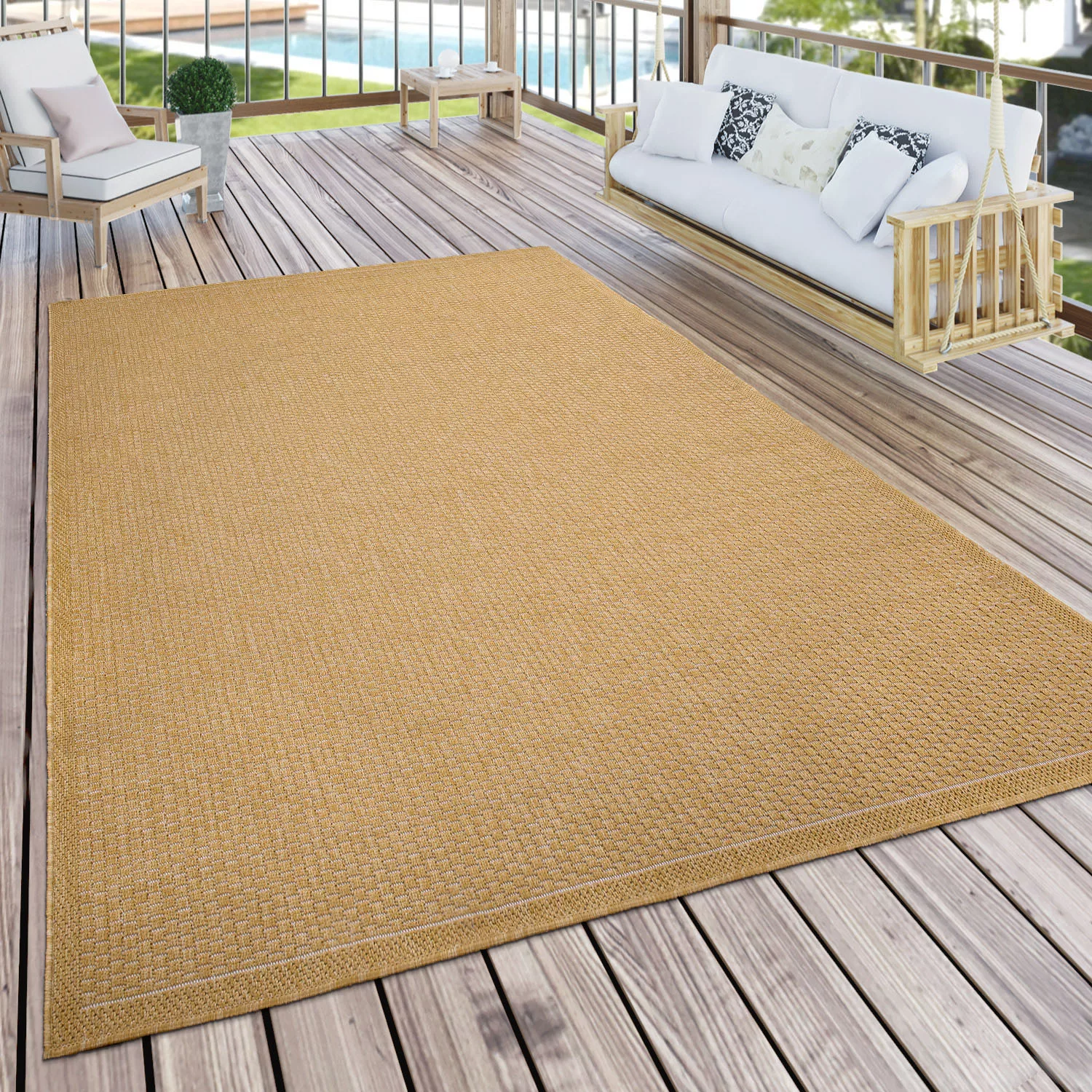 Paco Home Teppich »Timber 125«, rechteckig, Flachgewebe, Sisal Optik, auch günstig online kaufen