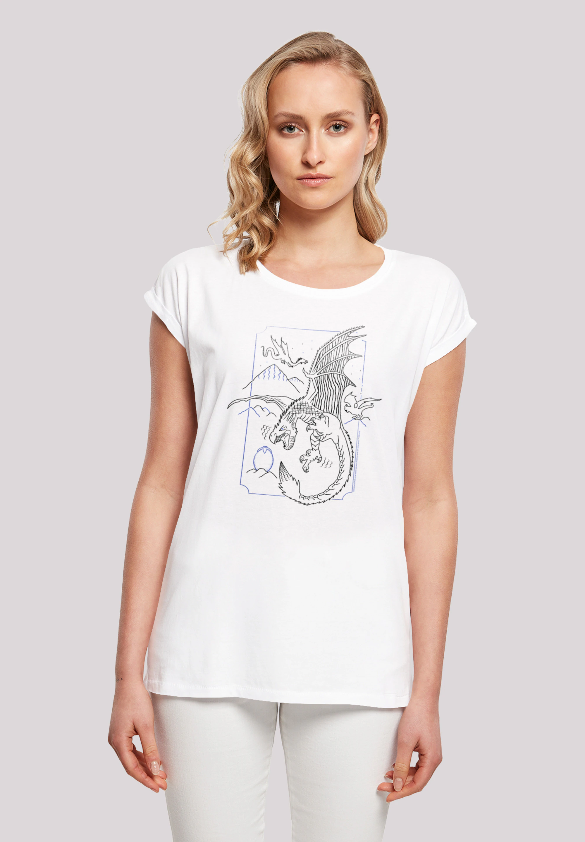 F4NT4STIC T-Shirt "Harry Potter Dragon Line Art", Print günstig online kaufen