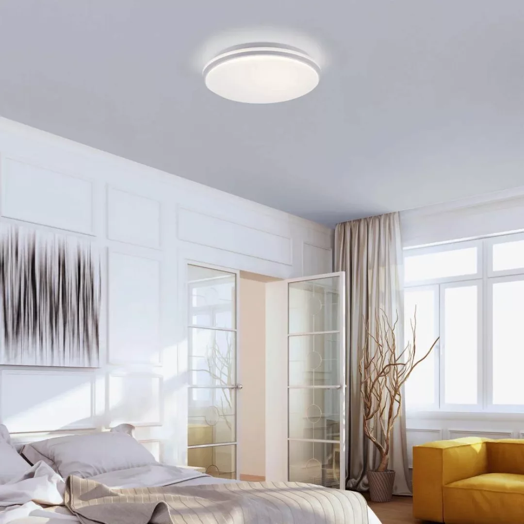 LED Deckenleuchte Colin in Weiß 2x9W 1260lm günstig online kaufen