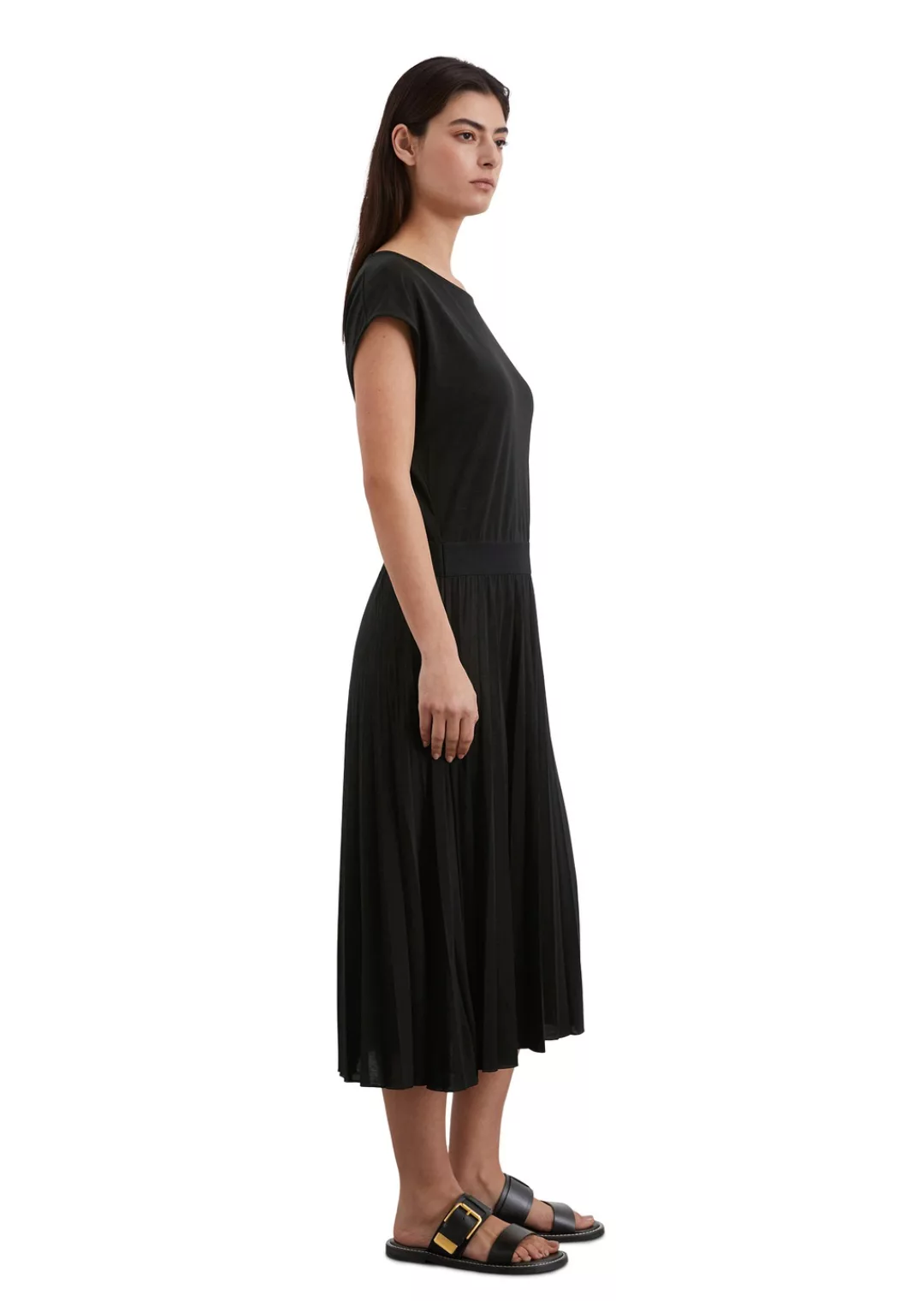 Marc OPolo Jerseykleid "und plissiertem Rock" günstig online kaufen