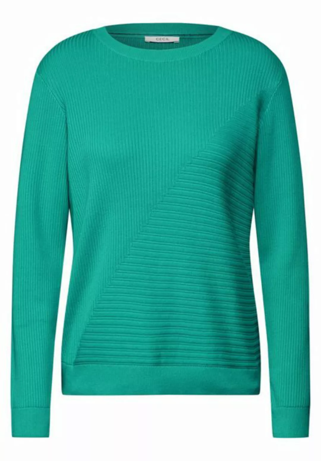 Cecil Strickpullover, mit Kontrastdetails günstig online kaufen