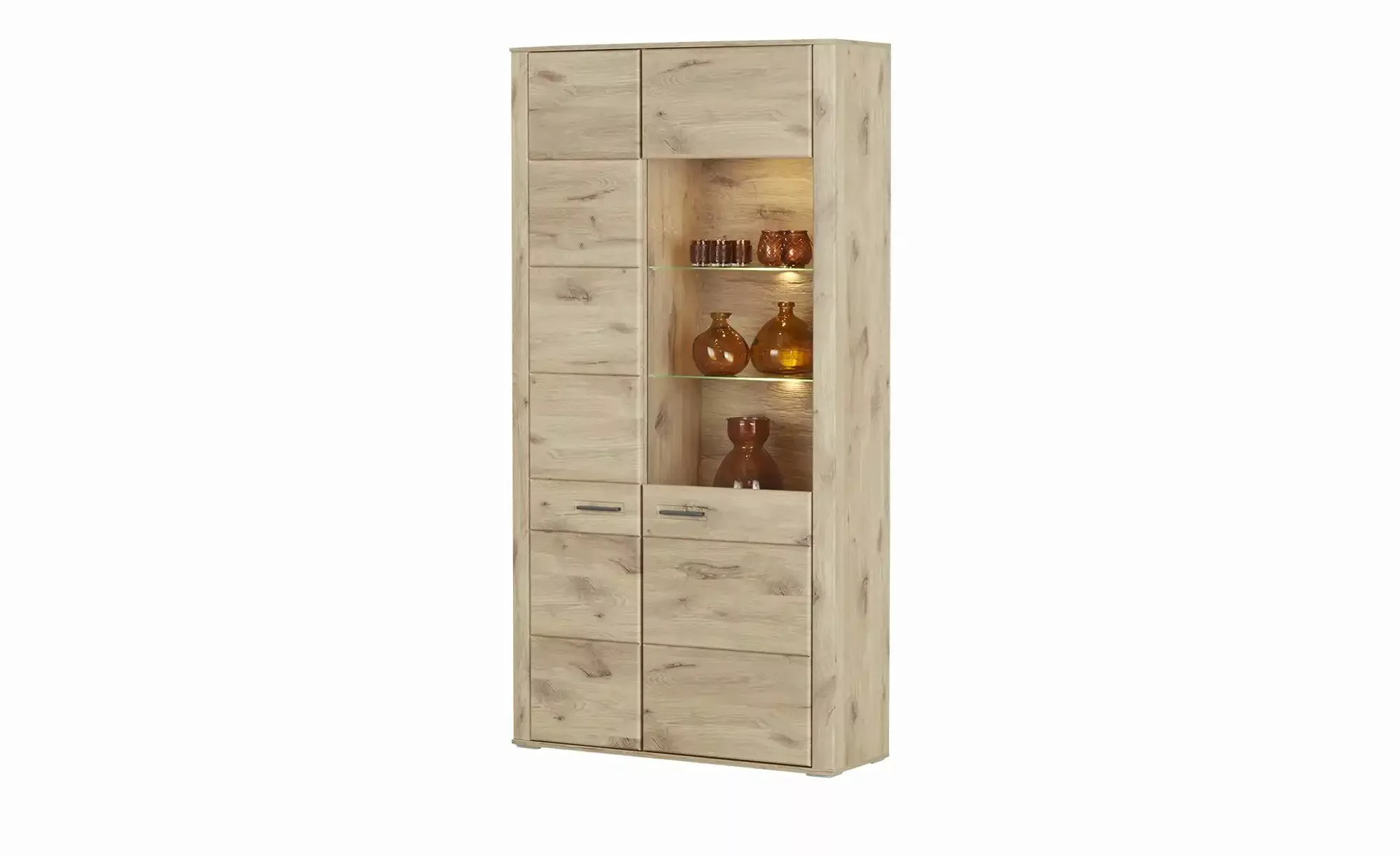 uno Vitrine  Lantis ¦ holzfarben ¦ Maße (cm): B: 107 H: 208 T: 38.0 Schränk günstig online kaufen