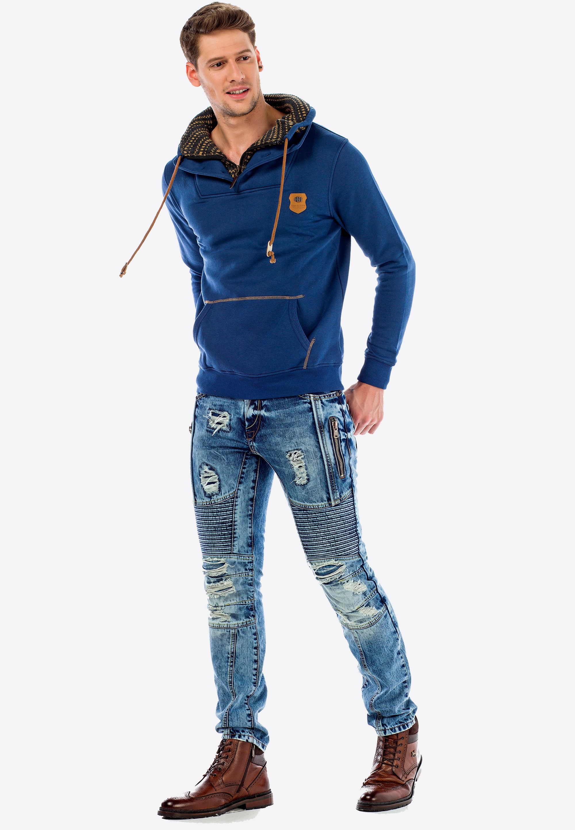 Cipo & Baxx Bequeme Jeans im stylischen Destroyed-Look günstig online kaufen