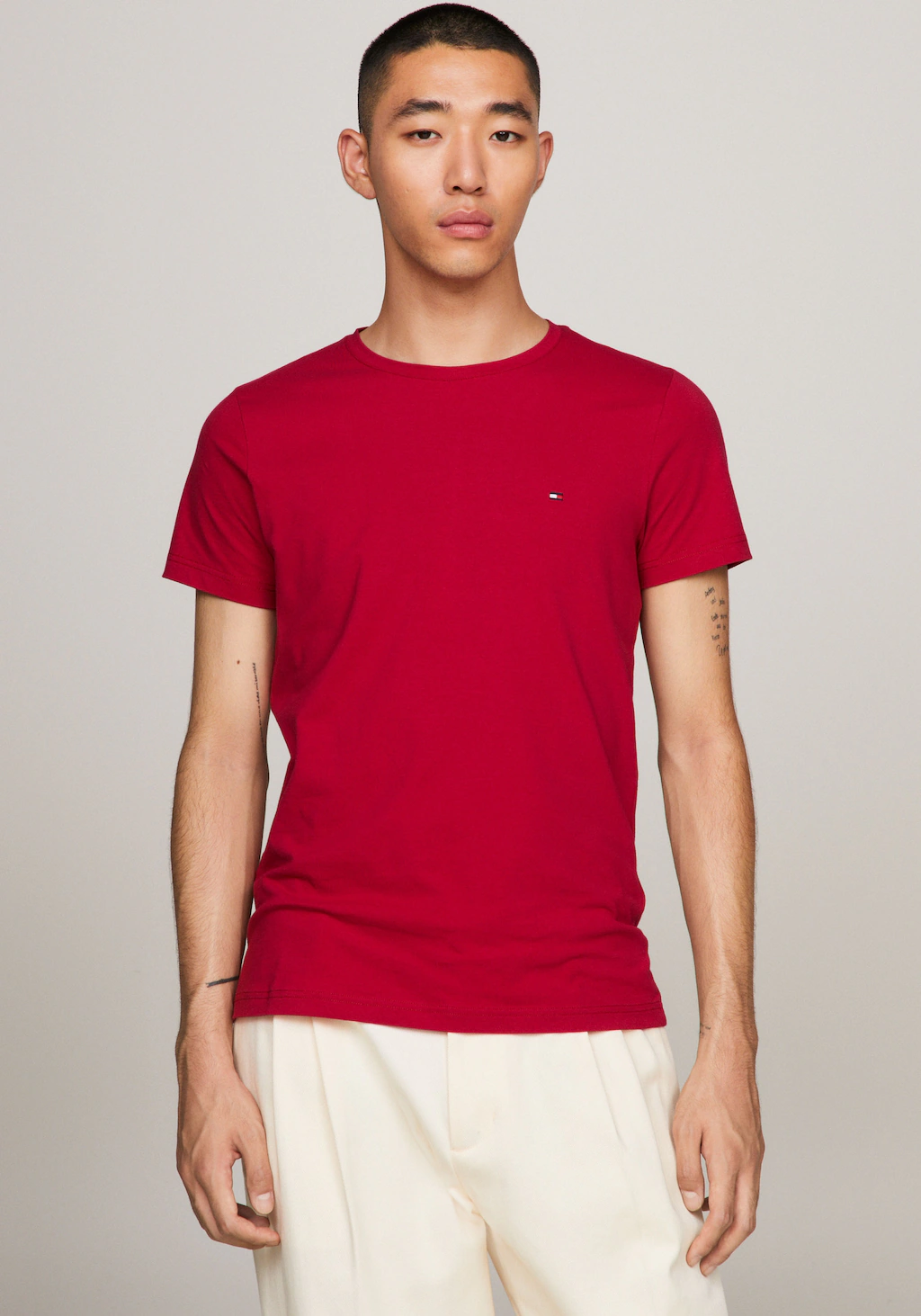 Tommy Hilfiger T-Shirt STRETCH SLIM FIT TEE günstig online kaufen