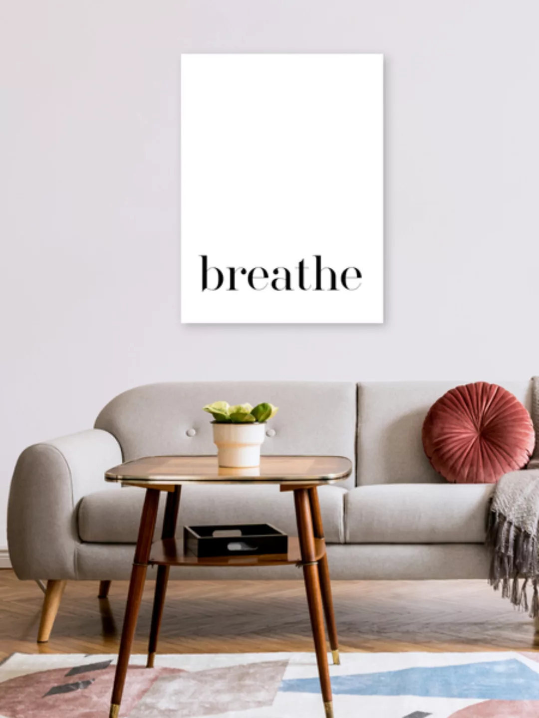 Poster / Leinwandbild - Breathe No5 günstig online kaufen