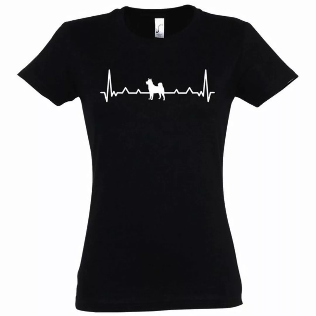 Youth Designz T-Shirt Heartbeat Hund Damen Shirt mit trendigem Frontprint günstig online kaufen