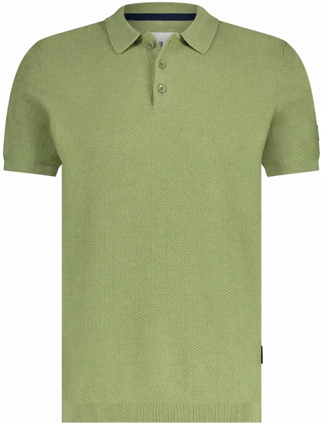 State Of Art Knitted Poloshirt Grün  - Größe 3XL günstig online kaufen