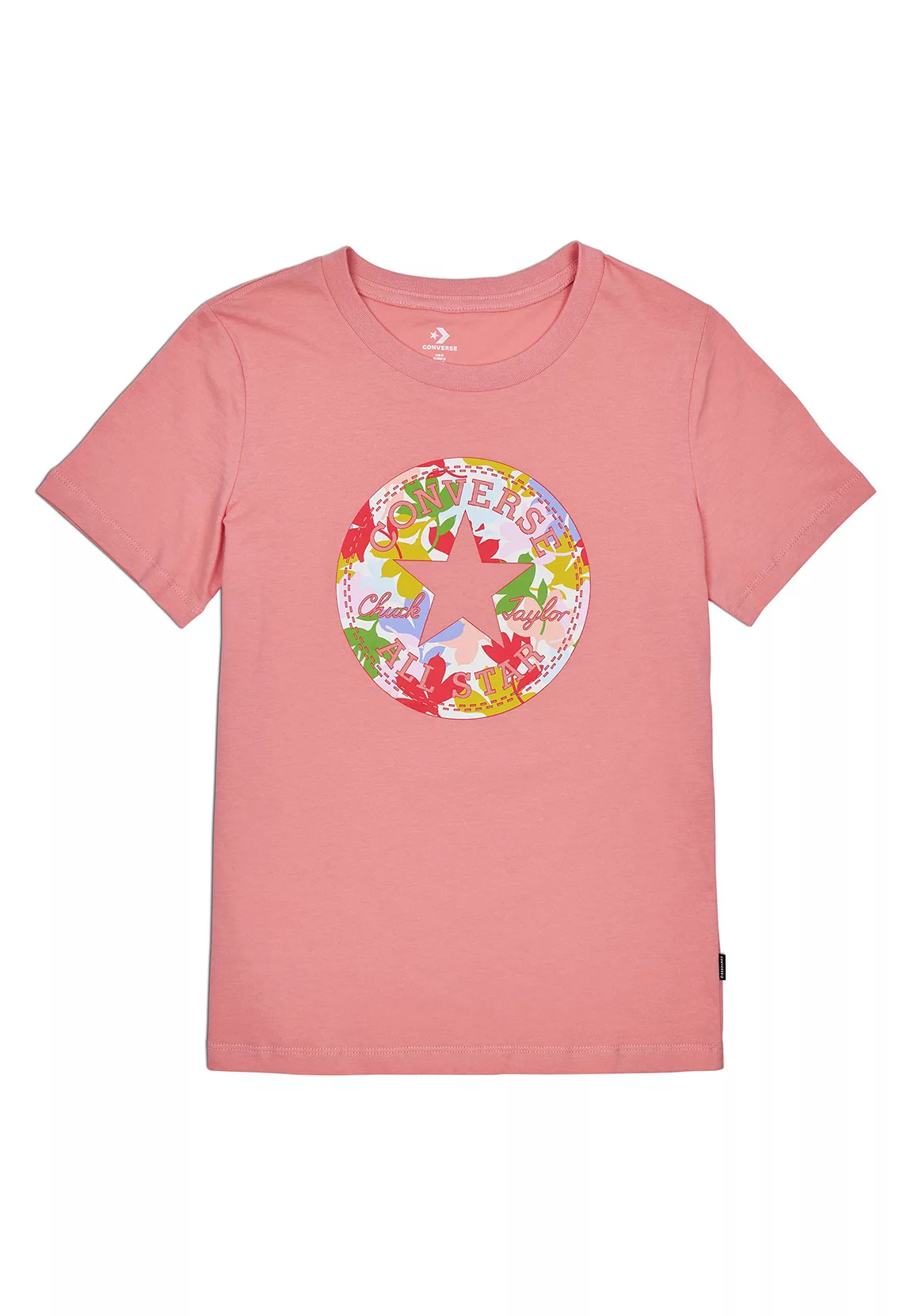 Converse T-Shirt Damen FLOWER PATCH GRAPHIC TEE 10022172 Pink Quartz 651 Ro günstig online kaufen