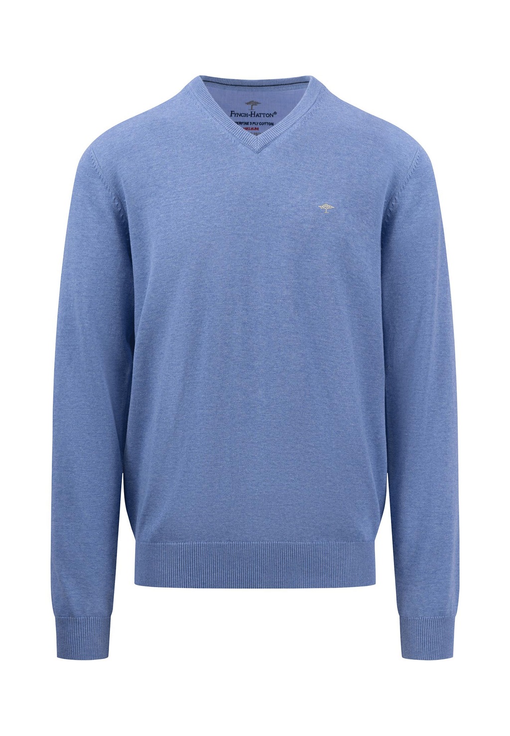 FYNCH-HATTON Strickpullover "FYNCH-HATTON Pullover mit V-Kragen", mit V-Aus günstig online kaufen