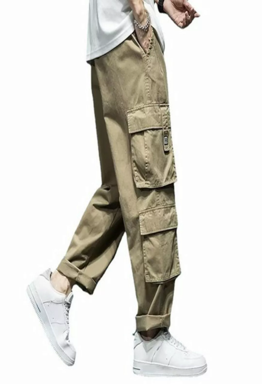 UNAUDY Loungehose Lose gerade Hosen Herbst Outdoor-Freizeithosen günstig online kaufen