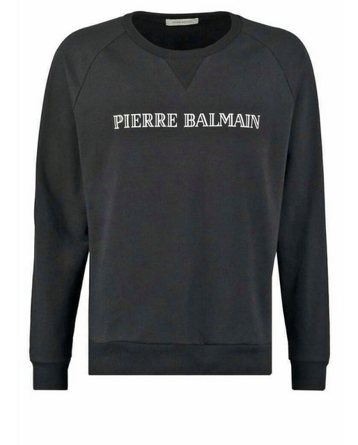 Balmain Paris Sweatshirt Pierre Balmain Gerippten Kragen mit elastischen Bü günstig online kaufen