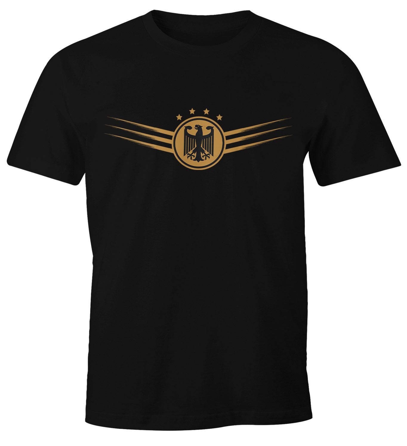 MoonWorks Print-Shirt Herren T-Shirt Deutschland Fußball günstig online kaufen