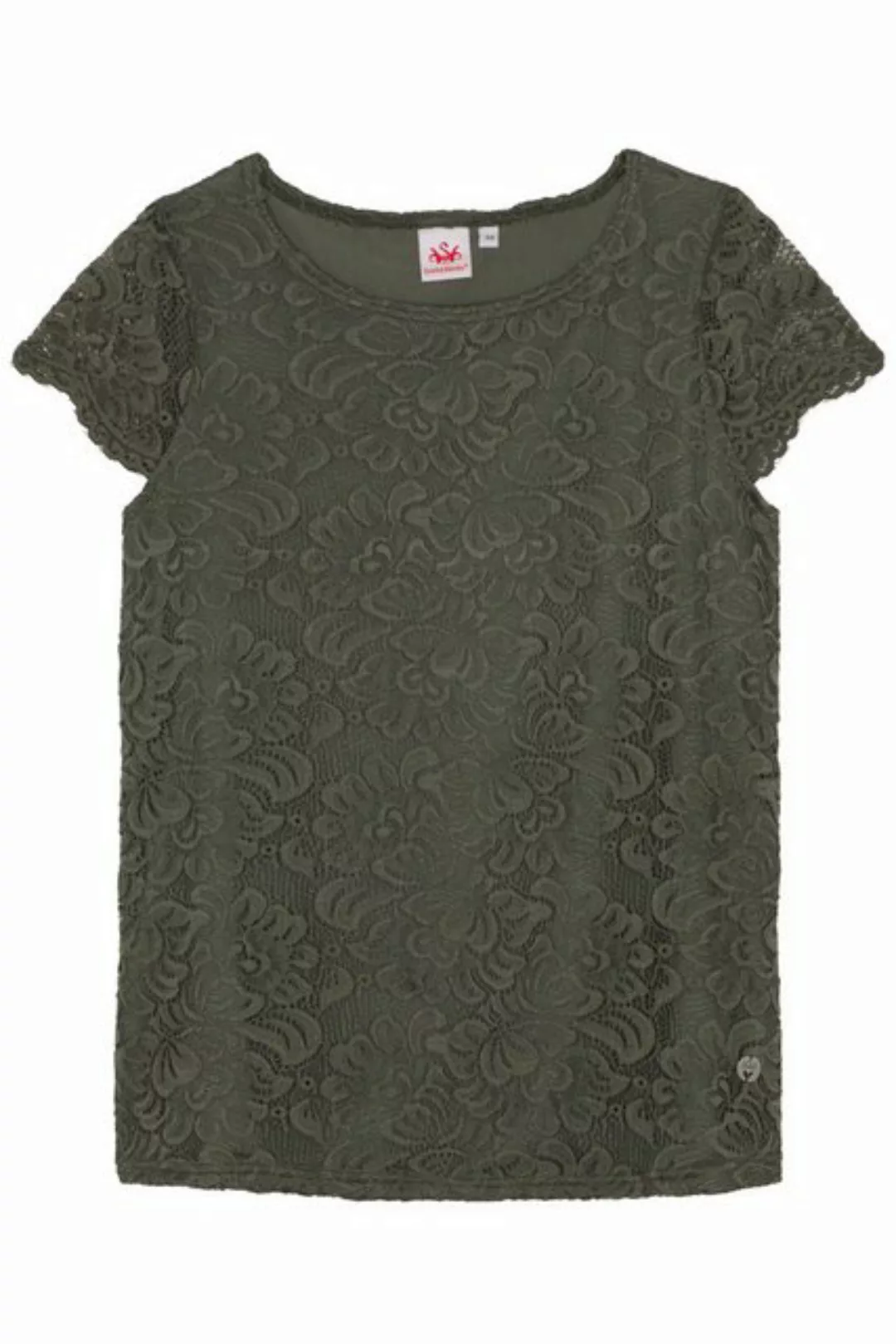 Spieth & Wensky Trachtenbluse Blusenshirt - DIVERIA - lilarosa, olivgrün günstig online kaufen