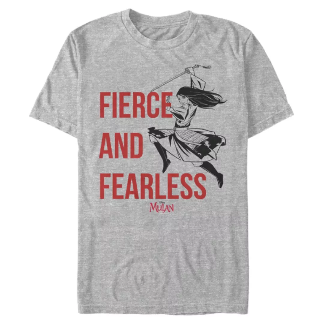 Disney - Mulan - Mulan Fierce and Fearless - Männer T-Shirt günstig online kaufen