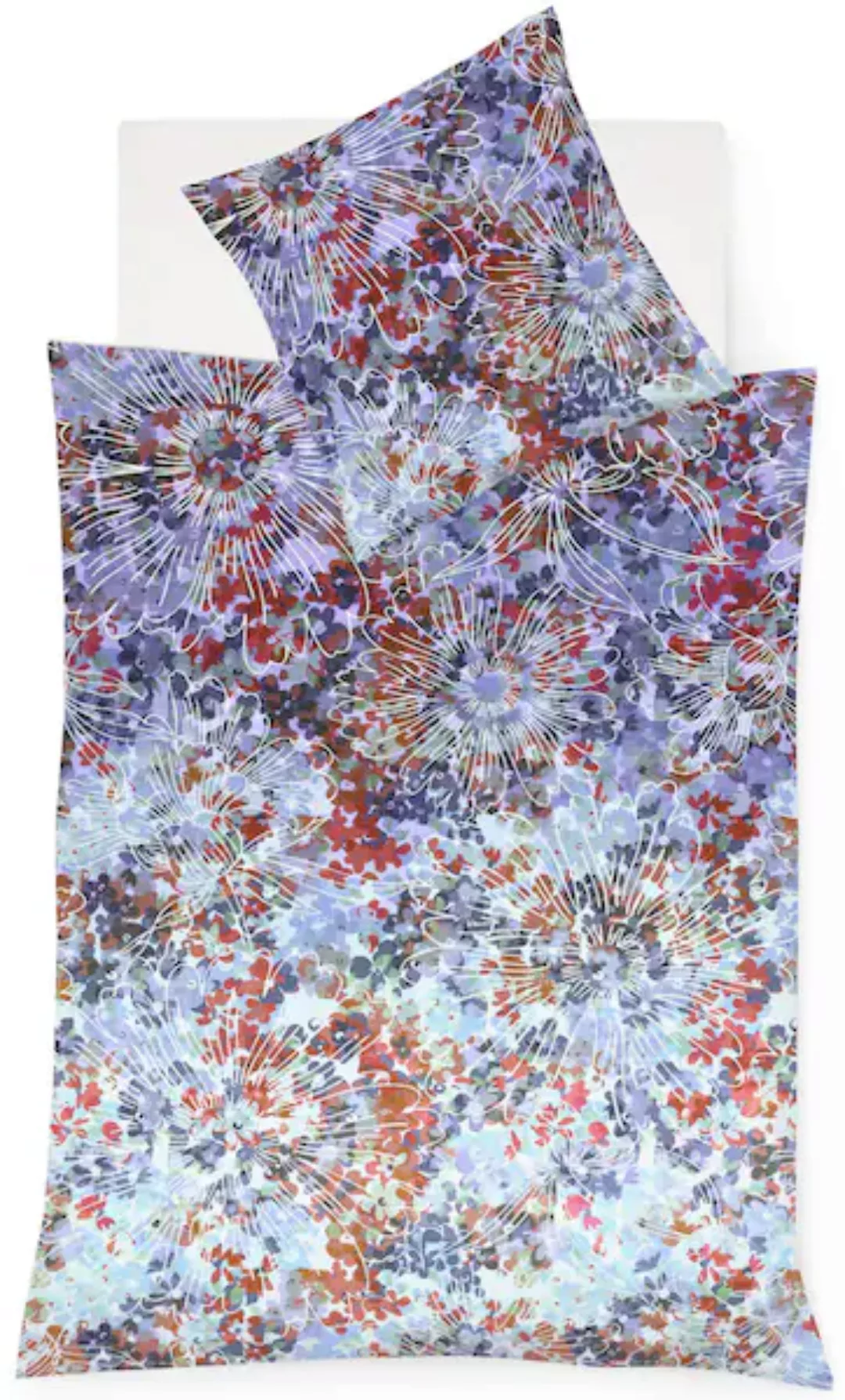 Fleuresse Mako-Satin Bettwäsche Bed Art S Filipstad pastellblau günstig online kaufen