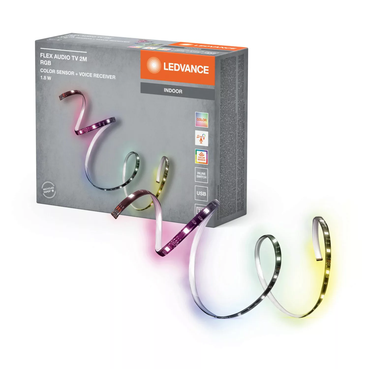 LEDVANCE Flex Audio TV LED-Strip RGB USB 2m günstig online kaufen