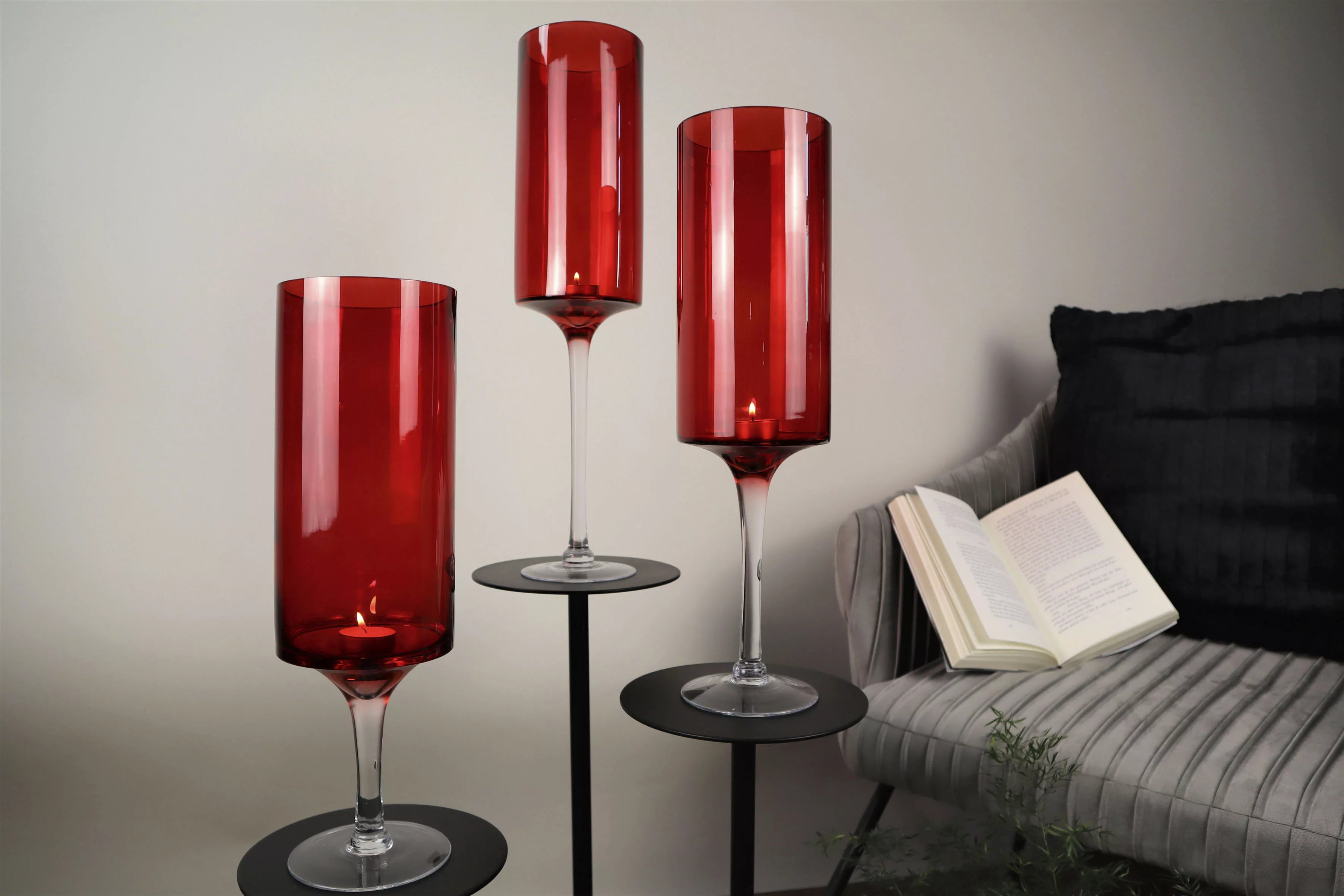 AM Design Windlicht »Stumpenkerzenhalter«, (1 St.), Kerzenhalter aus Glas, günstig online kaufen