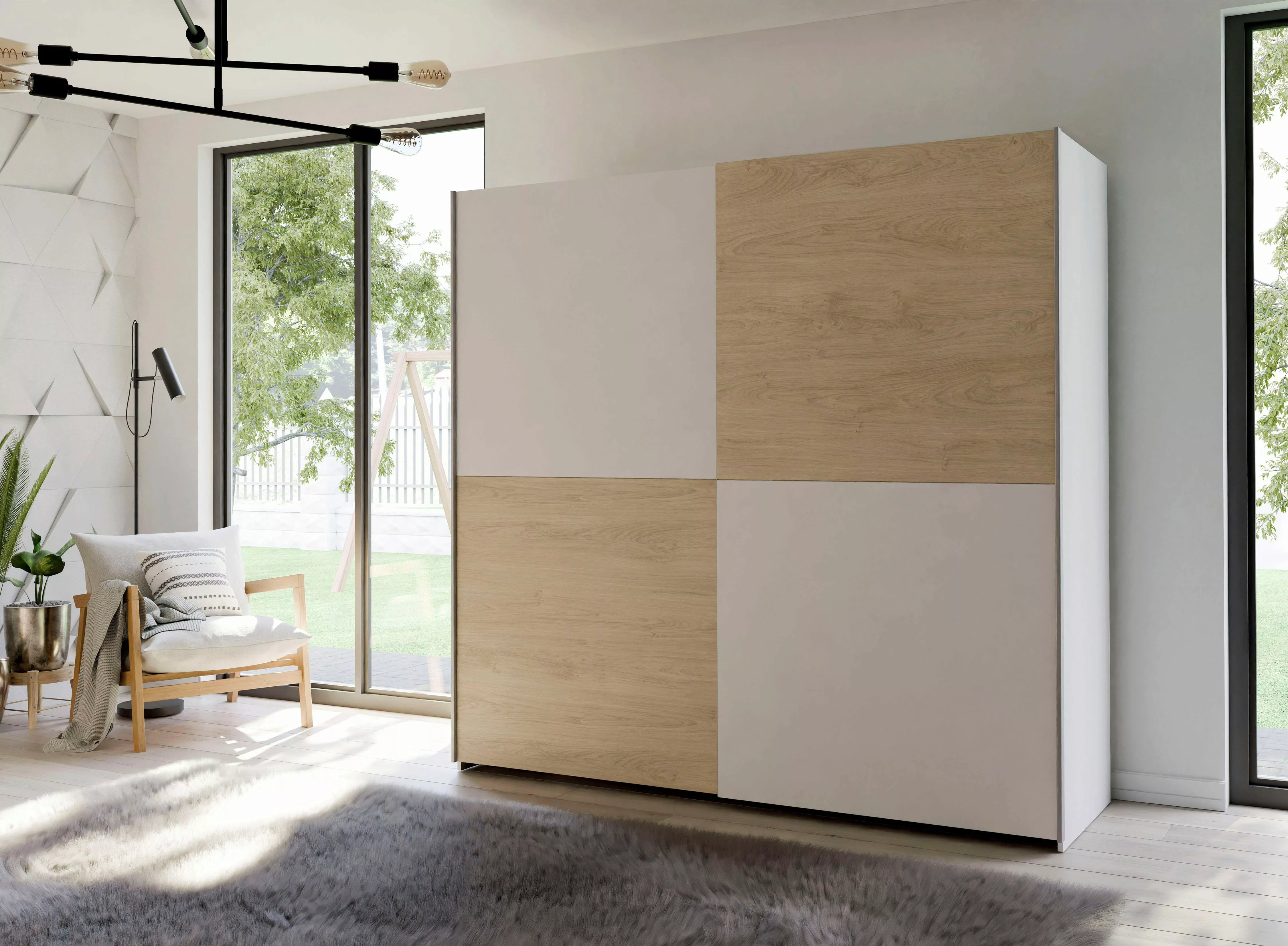 Home affaire Schwebetürenschrank "2 Schiebetüren, Made in Europe, stabil un günstig online kaufen