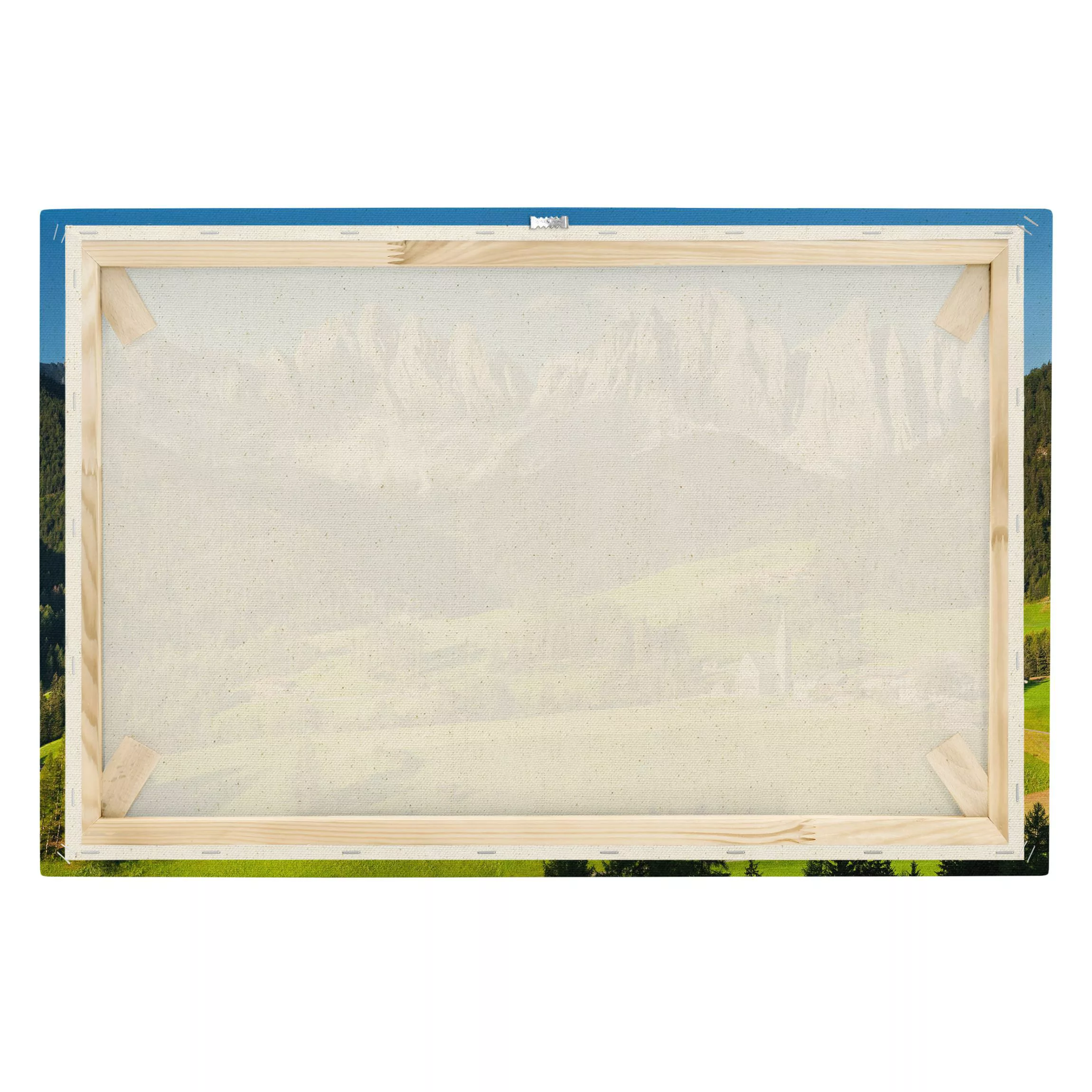 Leinwandbild auf Naturcanvas Geislerspitzen in Südtirol günstig online kaufen