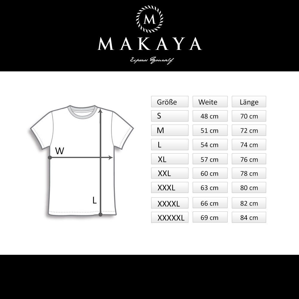 MAKAYA Print-Shirt Coole Lustige T-Shirt Sprüche günstig online kaufen