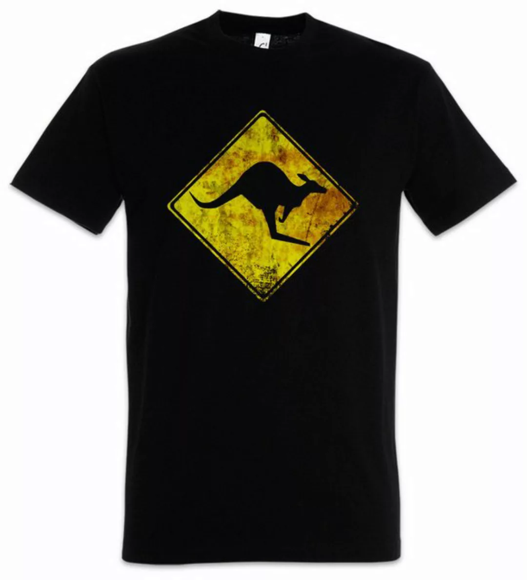 Urban Backwoods Print-Shirt Kangaroos Crossing Vintage Logo Sign Herren T-S günstig online kaufen