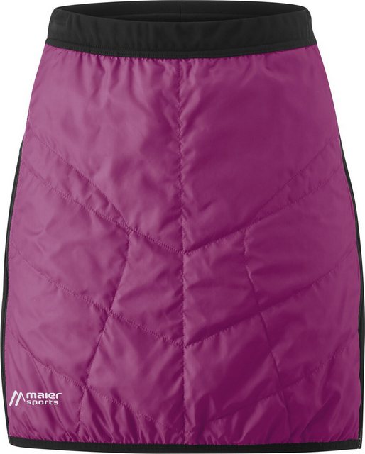 Maier Sports A-Linien-Rock TelfsCC Skirt W Da-Hybridrock Prima BLACK/CARMIN günstig online kaufen