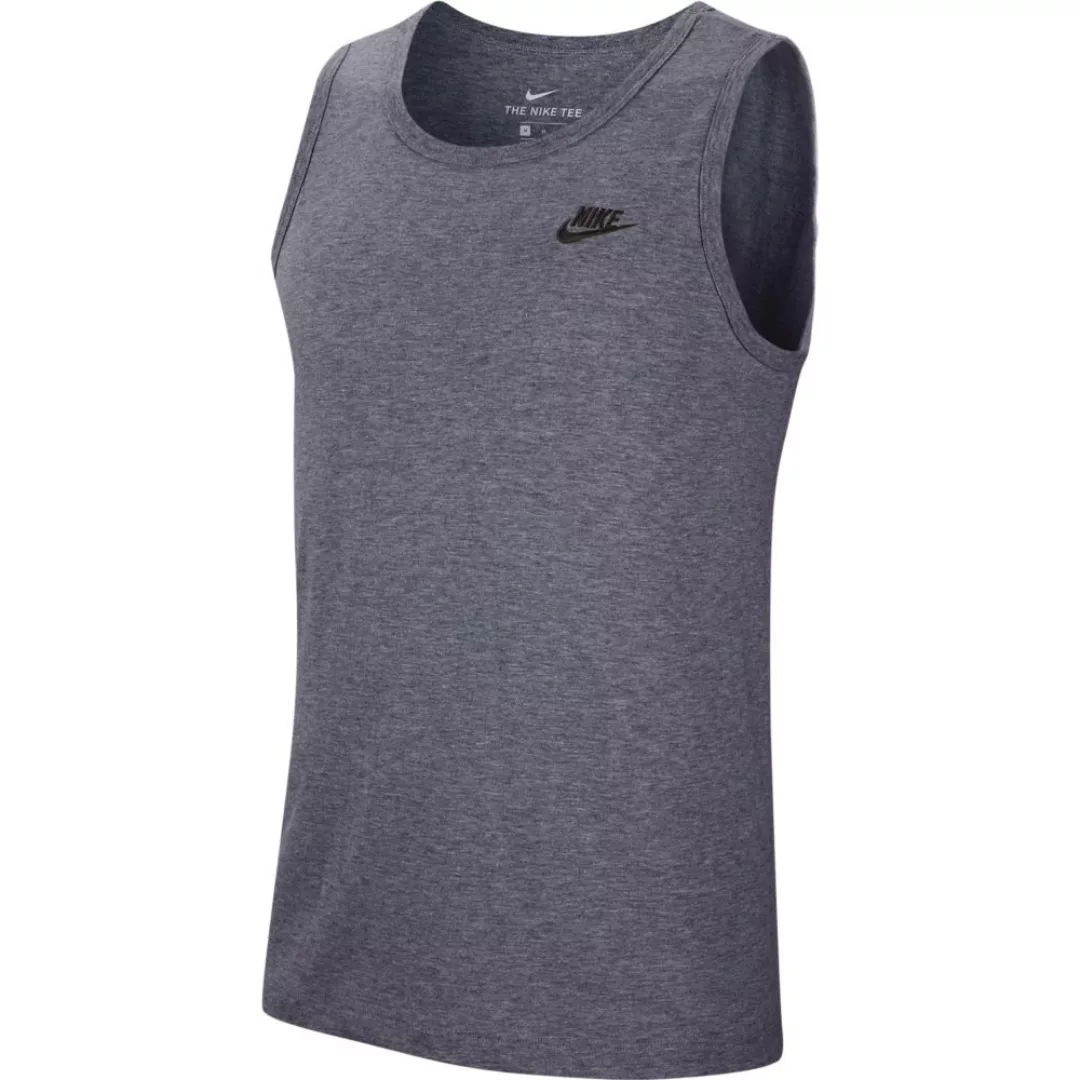 Nike Sportswear Club Ärmelloses T-shirt XS Dark Grey Heather / Black günstig online kaufen