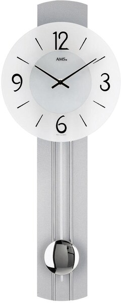 AMS Pendelwanduhr »W7275«, Quarzuhr,Holzgehäuse,Esszimmer,Wohnzimmer günstig online kaufen