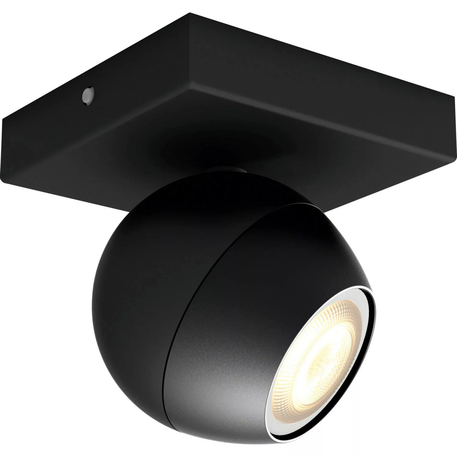 Philips Hue Bluetooth White Ambiance LED Deckenspot Buckram in Schwarz 5W 3 günstig online kaufen