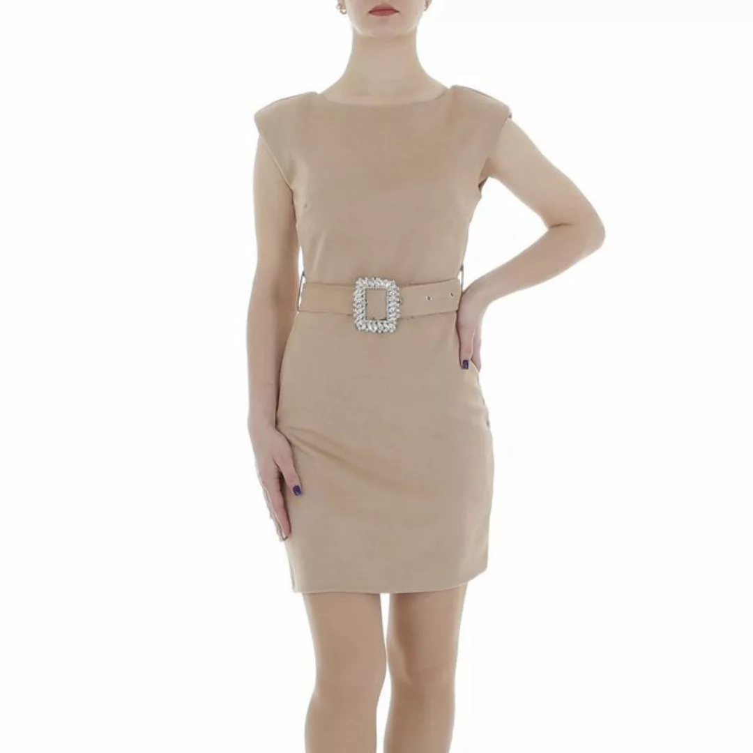 Ital-Design Minikleid Damen Elegant (86099030) Strass Stretch Samtoptik Min günstig online kaufen