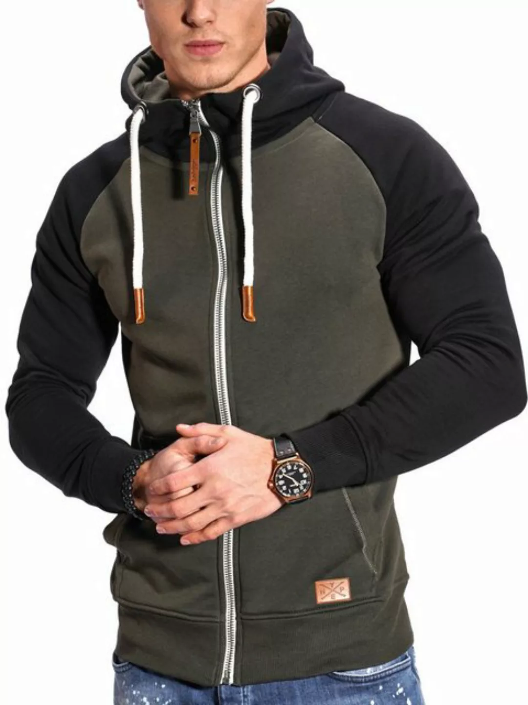 behype Sweatjacke "RAGLAN", mit Raglan-Ärmeln günstig online kaufen