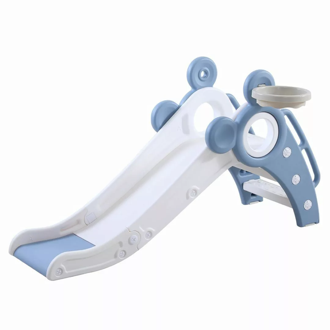 YOLEO Rutsche Kinder Fun-Slide mit Basketballkorb günstig online kaufen