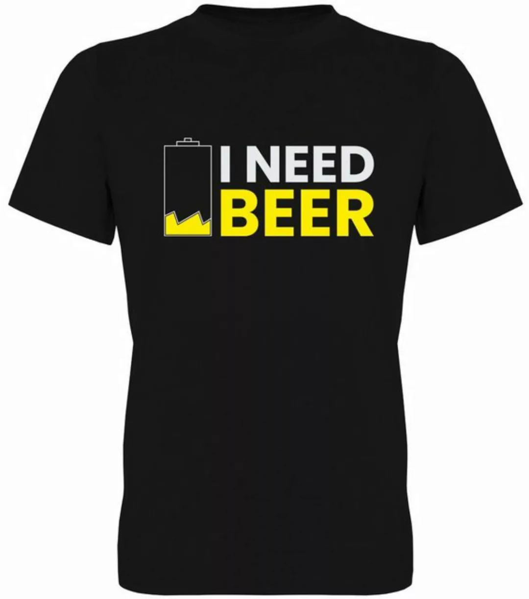 G-graphics T-Shirt I need Beer Herren T-Shirt, mit Frontprint, für den näch günstig online kaufen