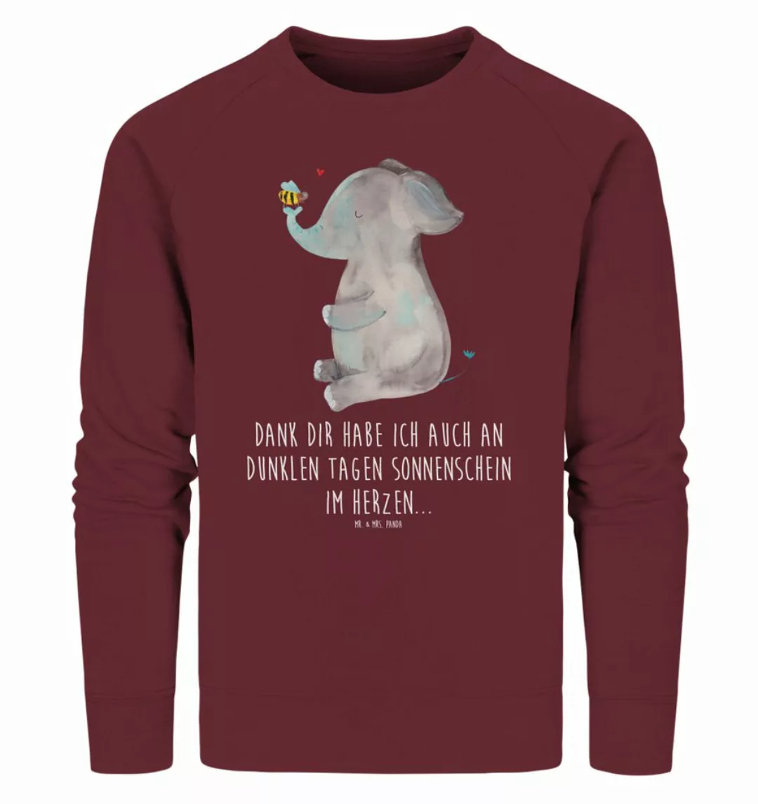 Mr. & Mrs. Panda Longpullover Größe L Elefant Biene - Burgundy - Geschenk, günstig online kaufen