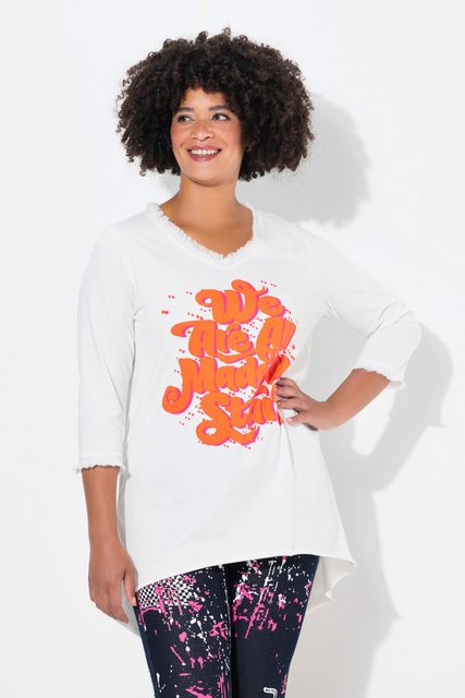 Angel of Style T-Shirt T-Shirt A-Linie Statement-Druck offenkantig günstig online kaufen