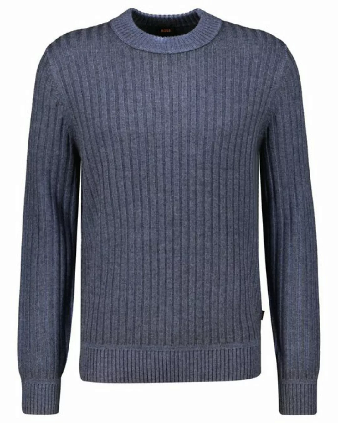 BOSS Strickpullover Herren Strickpullover KRIBEN mit Wolle (1-tlg) günstig online kaufen