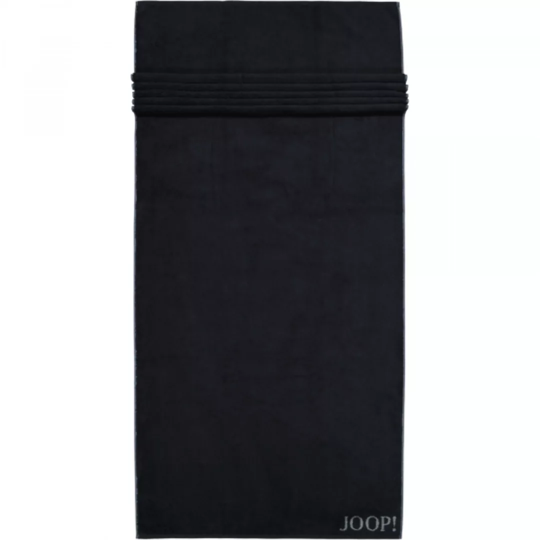 JOOP! Classic - Doubleface 1600 - Farbe: Schwarz - 90 - Saunatuch 80x200 cm günstig online kaufen