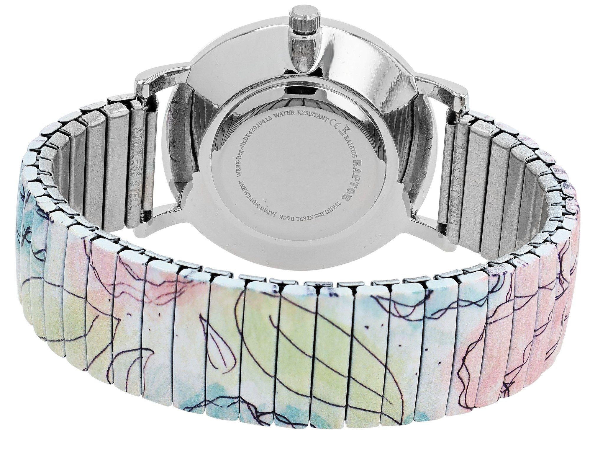 Raptor Quarzuhr Colorful Edition mit Edelstahlzugarmband, günstig online kaufen