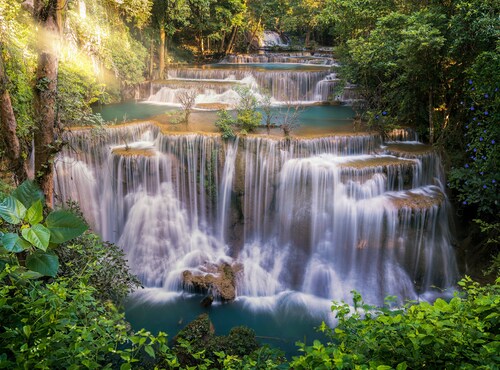 Papermoon Fototapete »Huay Mae Khamin Waterfall« günstig online kaufen