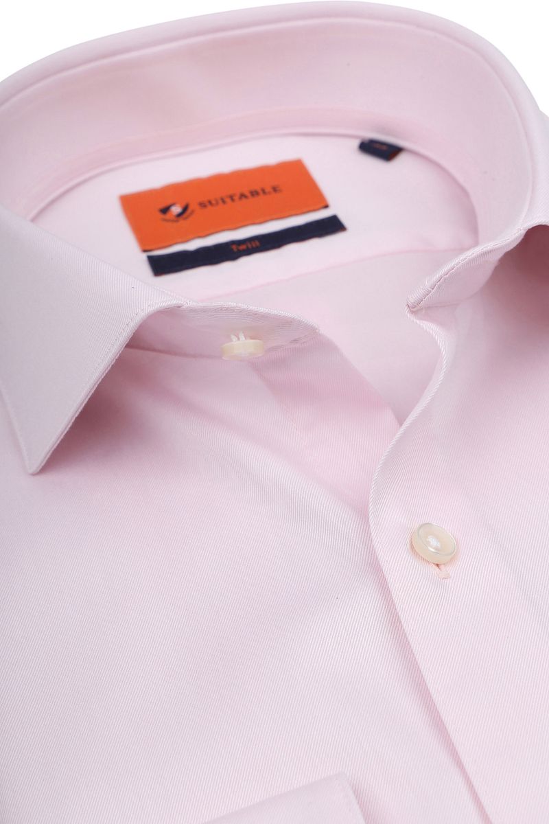 Suitable Hemd Twill Rosa - Größe 38 günstig online kaufen