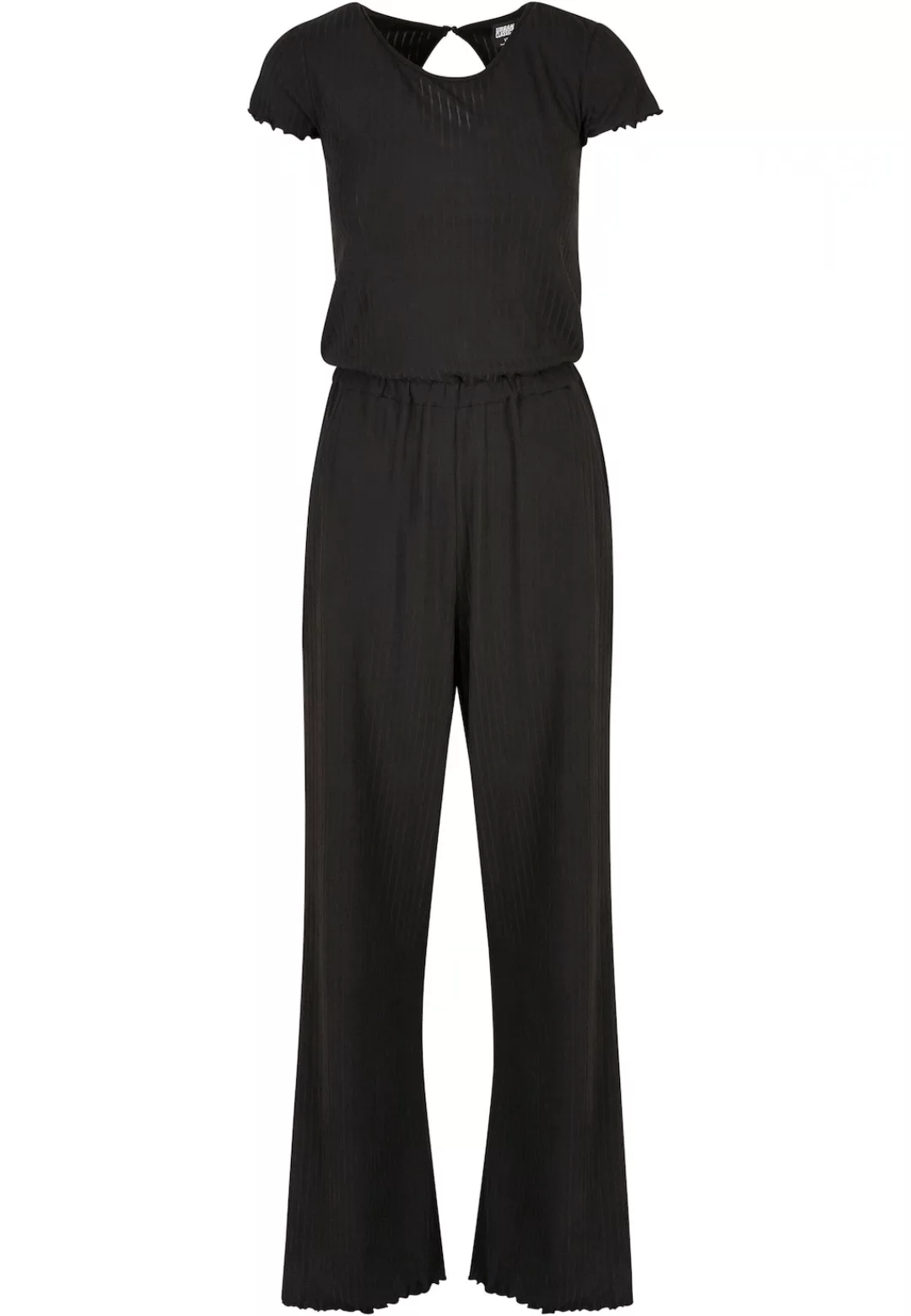 URBAN CLASSICS Jumpsuit "Urban Classics Damen Ladies Rib Wid Leg Jumpsuit", günstig online kaufen