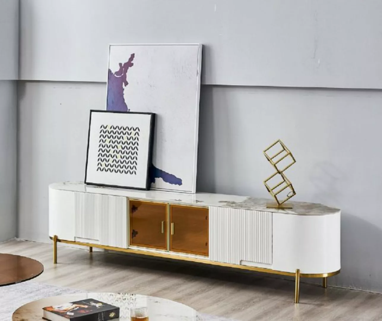 JVmoebel TV-Schrank Luxus rtv Lowboard tv Ständer Sideboard Wohnzimmer Holz günstig online kaufen