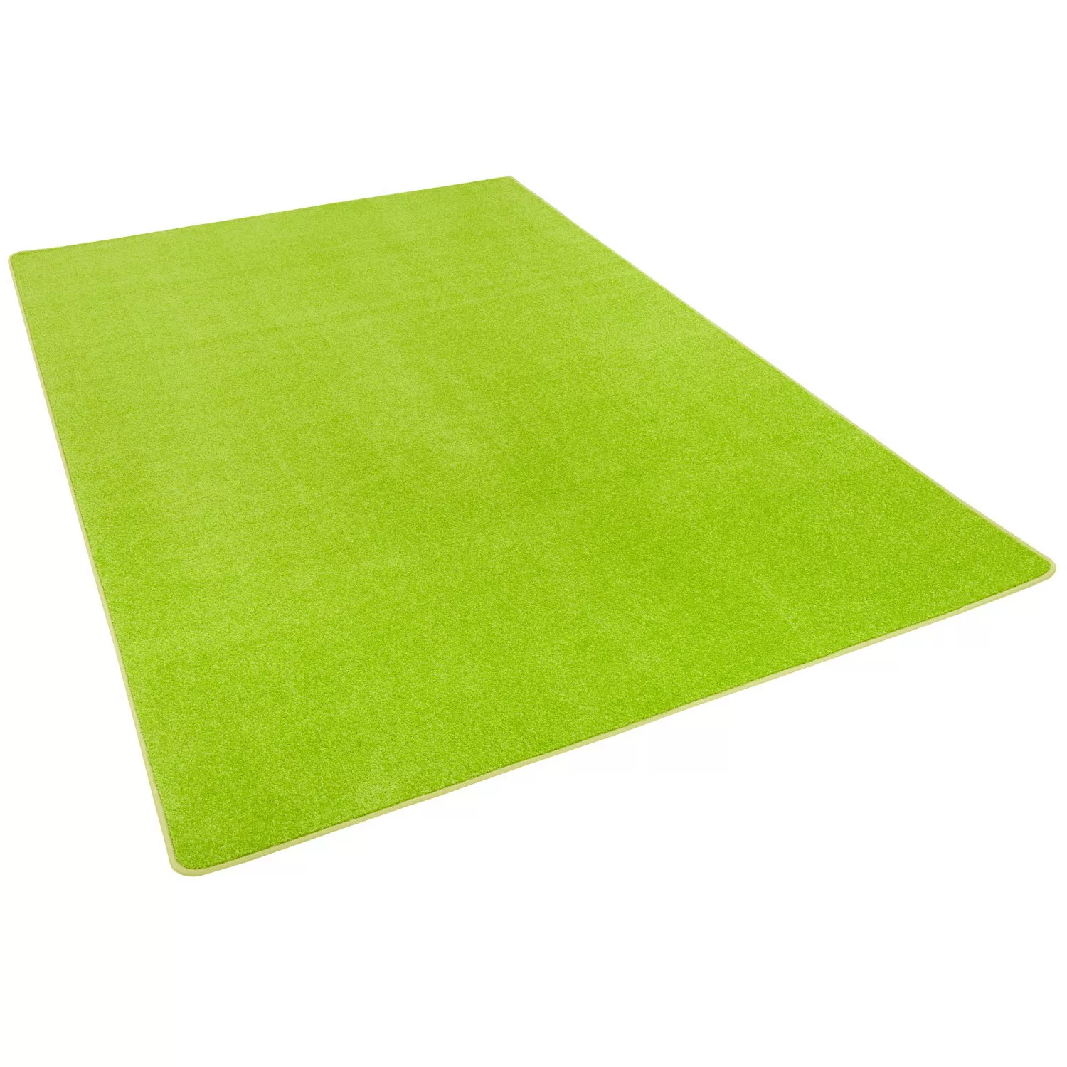 Snapstyle Trend Velours Teppich Joy Grasgrün 140x200cm günstig online kaufen