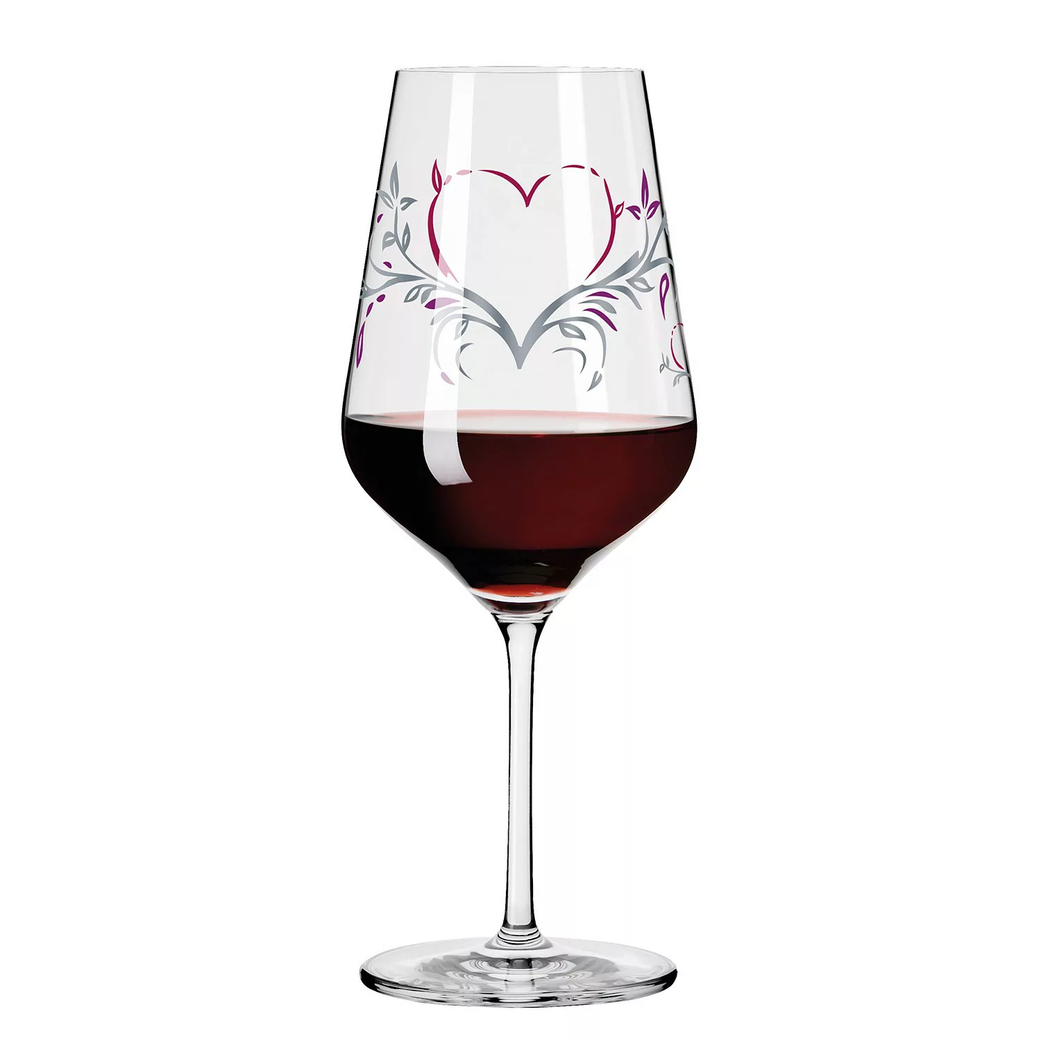 home24 Rotweinglas Herzkristall I günstig online kaufen