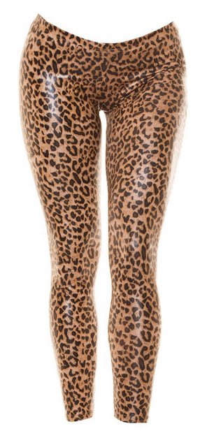 Koucla Leggings Wetlook Leggings mit Schnürung hinten günstig online kaufen