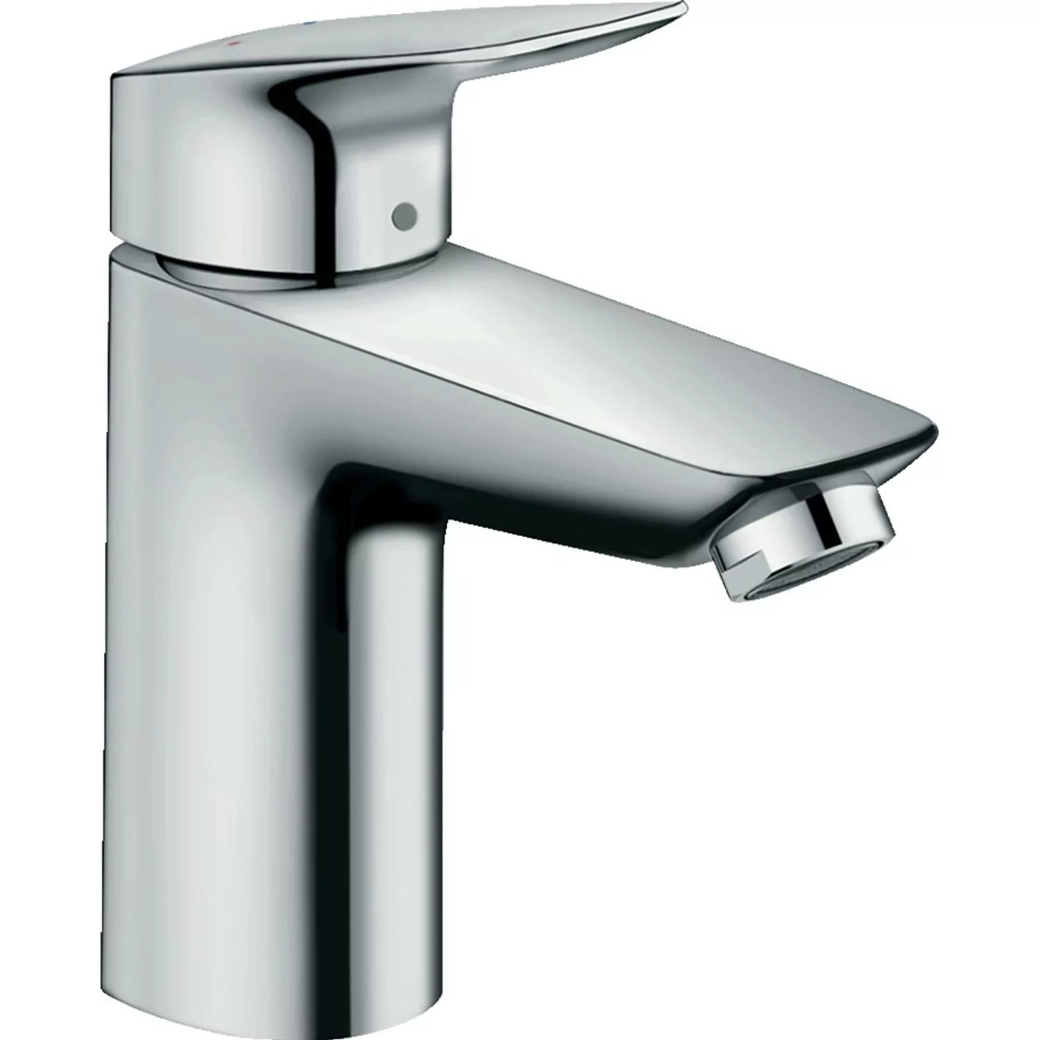 Hansgrohe Einhebel-Waschtischarmatur Logis 100 m. Push-Open Ablaufgarnitur günstig online kaufen