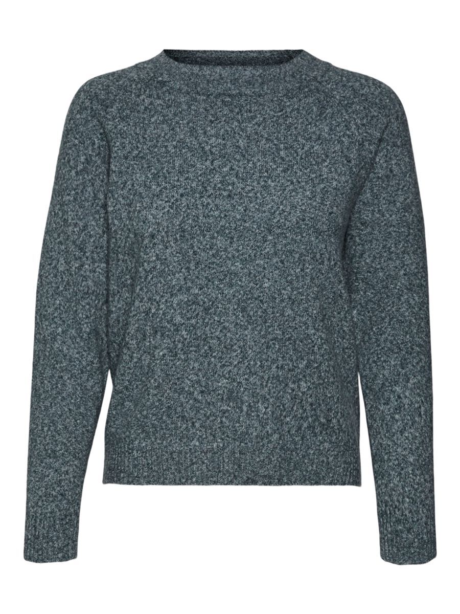 VERO MODA Petite Gestrickter Pullover Damen Grau günstig online kaufen