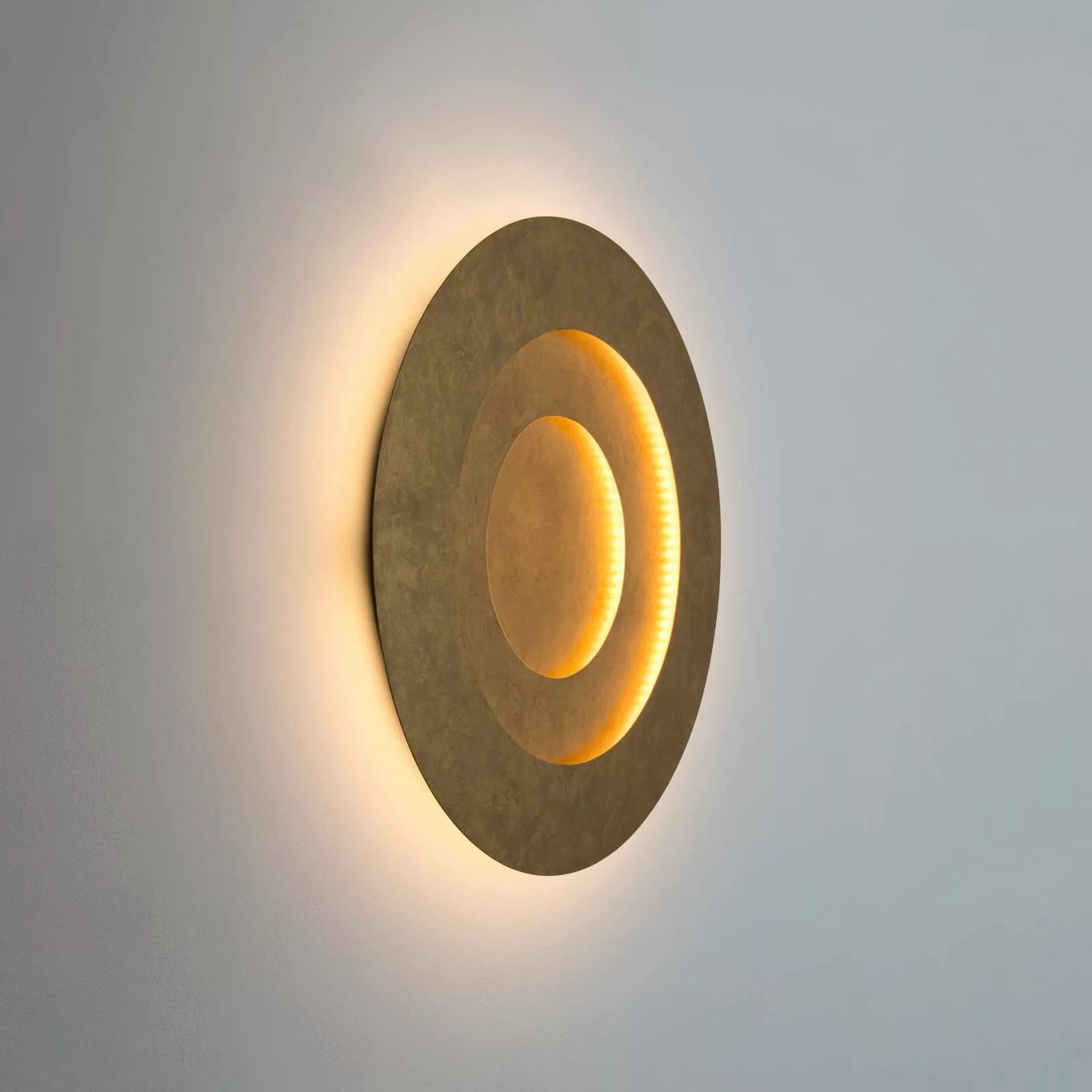 LED-Wandleuchte Masaccio Rotondo, gold günstig online kaufen