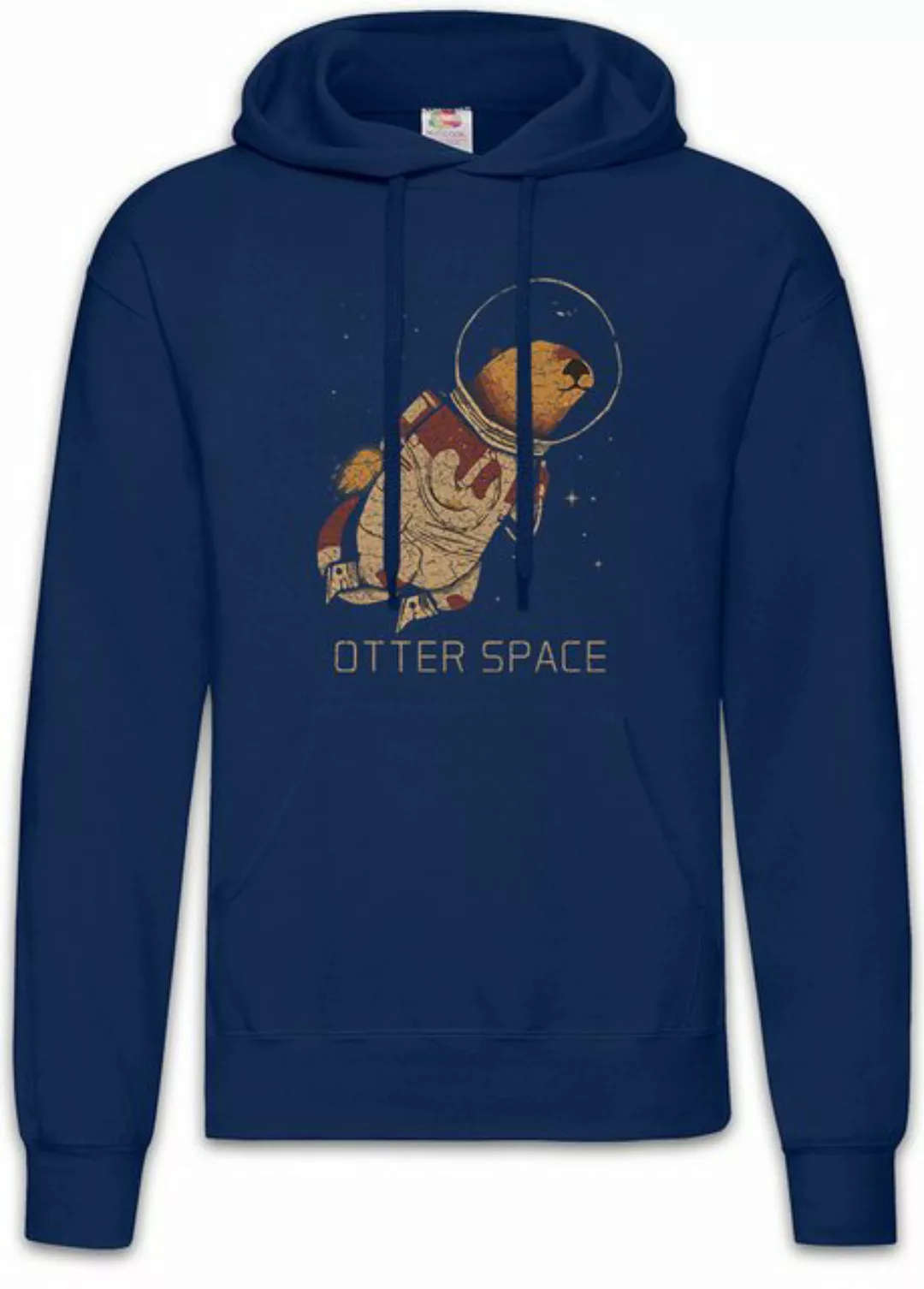 Urban Backwoods Hoodie Otter Space Herren Hoodie Wildlife lontra nutria Fis günstig online kaufen